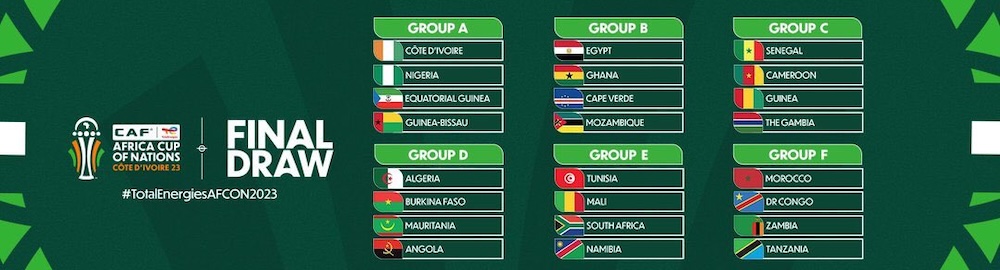 Grupe Cupa Africii 2023
